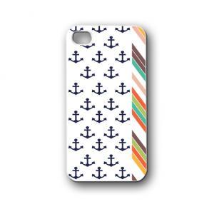 Colorful Chevron Anchor - Iphone 4/4s/5/5s/5c,..