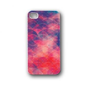 Pink Geometric Nebula Space - Iphone 4/4s/5/5s/5c,..