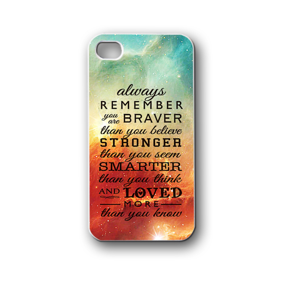 Always Remember Quotes Nebula Space - Iphone 4/4s/5/5s/5c, Case - Samsung Galaxy S3/s4/note/mini, Cover, Accessories,gift