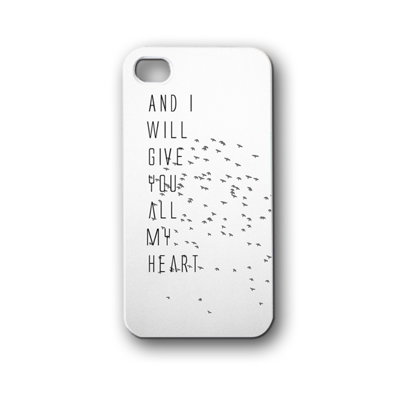 And I Will Quotes - Iphone 4/4s/5/5s/5c, Case - Samsung Galaxy S3/s4/note/mini, Cover, Accessories,gift