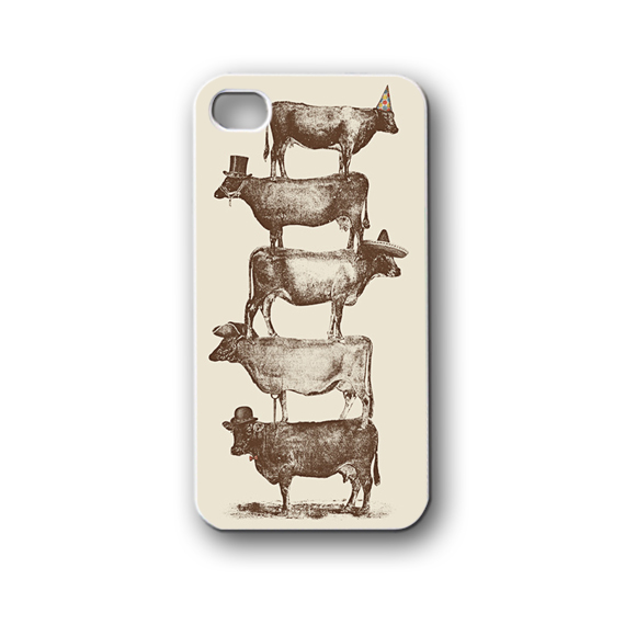 Cow Pattern - Iphone 4/4s/5/5s/5c, Case - Samsung Galaxy S3/s4/note/mini, Cover, Accessories,gift