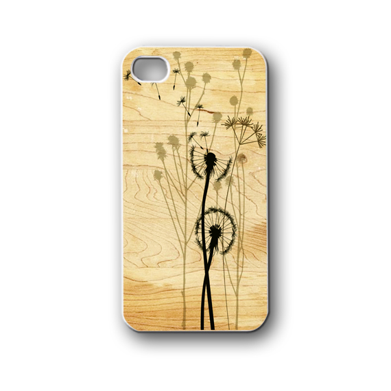 Dandelion Broken Wood - Iphone 4/4s/5/5s/5c, Case - Samsung Galaxy S3/s4/note/mini, Cover, Accessories,gift