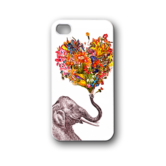 Elephant Art Print - Iphone 4/4s/5/5s/5c, Case - Samsung Galaxy S3/s4/note/mini, Cover, Accessories,gift