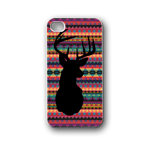 Head Deer Chevron - Iphone 4/4s/5/5s/5c, Case - Samsung Galaxy S3/s4/note/mini, Cover, Accessories,gift