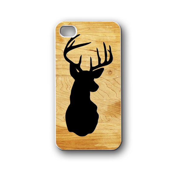 Head Deer Wood - Iphone 4/4s/5/5s/5c, Case - Samsung Galaxy S3/s4/note/mini, Cover, Accessories,gift