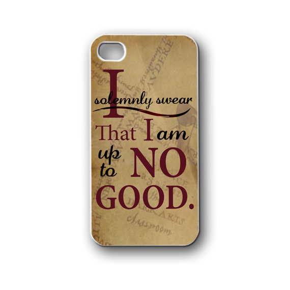 I Solemnly Swear Quotes - Iphone 4/4s/5/5s/5c, Case - Samsung Galaxy S3/s4/note/mini, Cover, Accessories,gift