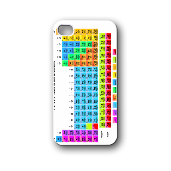 Periodic Table 002 - Iphone 4/4s/5/5s/5c, Case - Samsung Galaxy S3/s4/note/mini, Cover, Accessories,gift