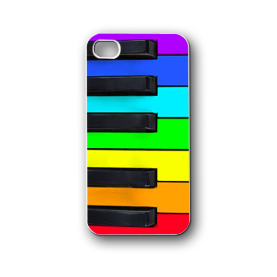 Rainbow Piano Keys - Iphone 4/4s/5/5s/5c, Case - Samsung Galaxy S3/s4/note/mini, Cover, Accessories,gift