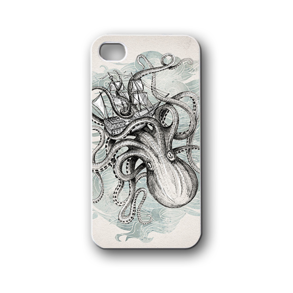 Sea Monster - Iphone 4/4s/5/5s/5c, Case - Samsung Galaxy S3/s4/note/mini, Cover, Accessories,gift