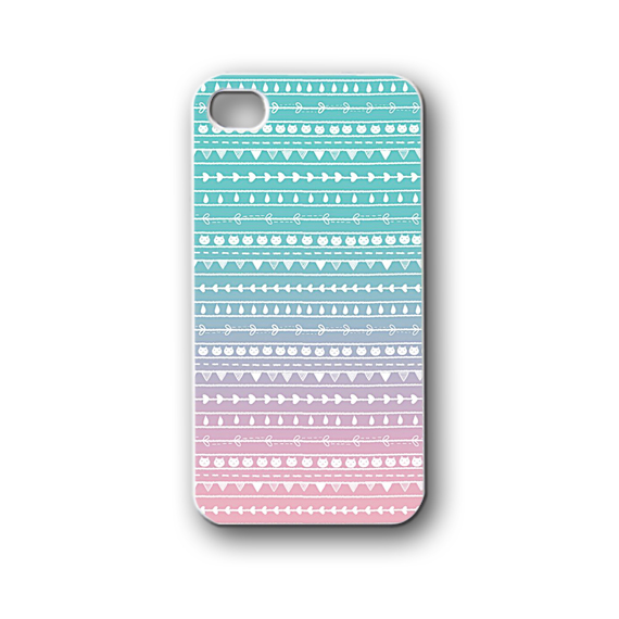 Vintage Colorful Chevron Pattern - Iphone 4/4s/5/5s/5c, Case - Samsung Galaxy S3/s4/note/mini, Cover, Accessories,gift